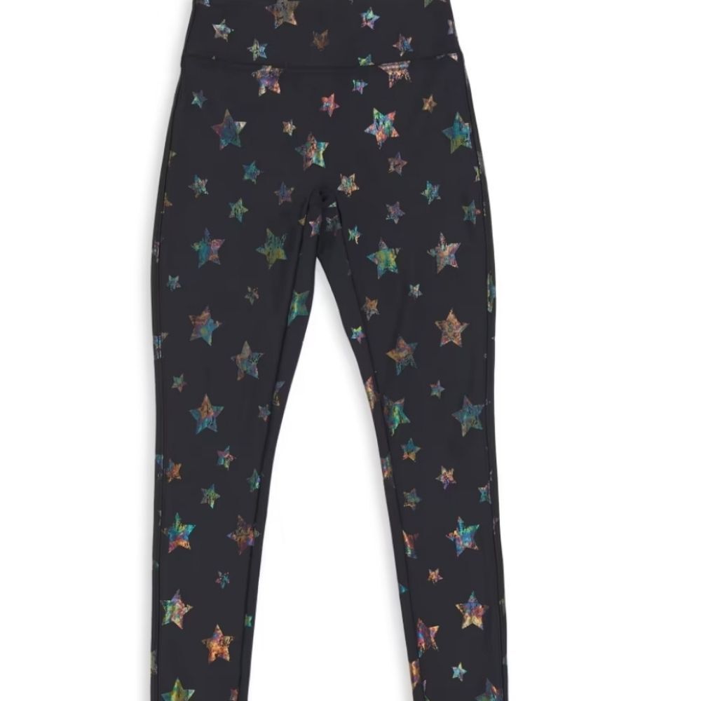 Spanx Rainbow Star Pattern Leggings
